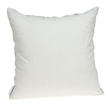 20" X 7" X 20" Bling Ivory Pillow Cover With Poly Insert - Homeroots