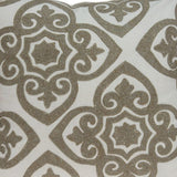 20" X 7" X 20" Bling Ivory Pillow Cover With Poly Insert - Homeroots - Flyclothing LLC