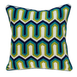 20" X 7" X 20" Handmade Transitional Multicolored Pillow Cover With Poly Insert - Homeroots