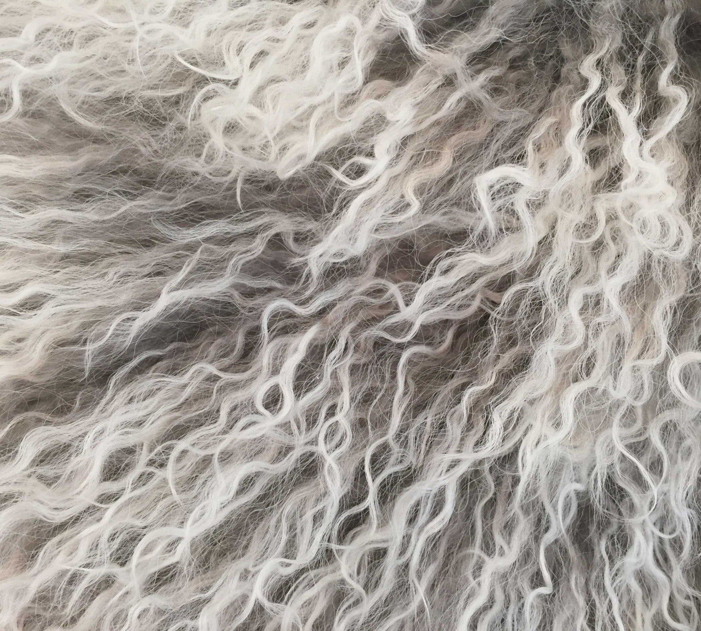 17" Grey Genuine Tibetan Lamb Fur Pillow With Microsuede Backing - Homeroots - Flyclothing LLC