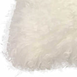 17" Bright White Genuine Tibetan Lamb Fur Pillow With Microsuede Backing - Homeroots - Flyclothing LLC