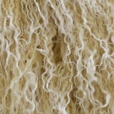 20" Gold Genuine Tibetan Lamb Fur Pillow With Microsuede Backing - Homeroots