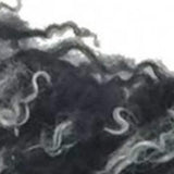 20" Black White Genuine Tibetan Lamb Fur Pillow With Microsuede Backing - Homeroots - Flyclothing LLC