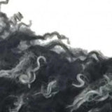 20" Black White Genuine Tibetan Lamb Fur Pillow With Microsuede Backing - Homeroots - Flyclothing LLC
