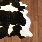 6 Ft Holstein Brindled Cowhide Rug - Homeroots