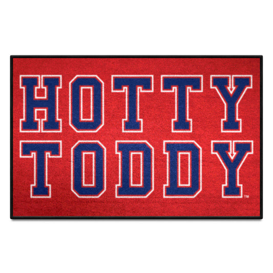 Ole Miss Starter Mat Accent Rug - 19in. x 30in. Slogan Design - Ole Miss