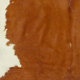 6 Ft Hereford Brindled Cowhide Rug - Homeroots