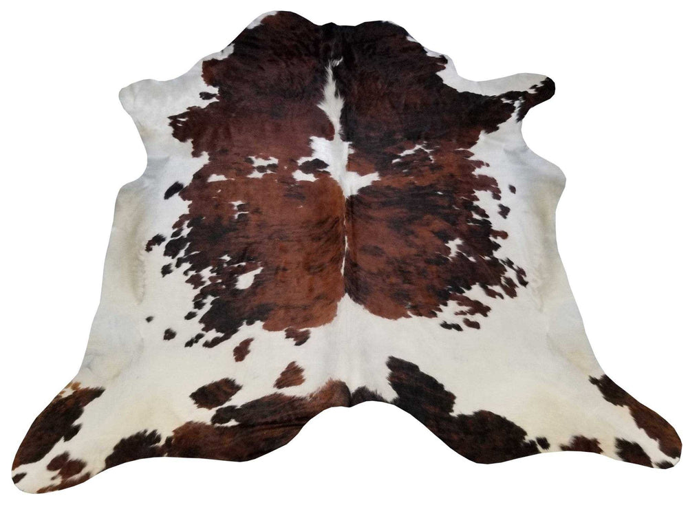 6 Ft Tri-Colored Brindled Cowhide Rug - Homeroots - Flyclothing LLC