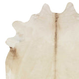 6' Blush Brindled Natural Cowhide Rug - Homeroots