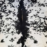 6 Ft Black And White Brindled Cowhide Rug - Homeroots - Flyclothing LLC