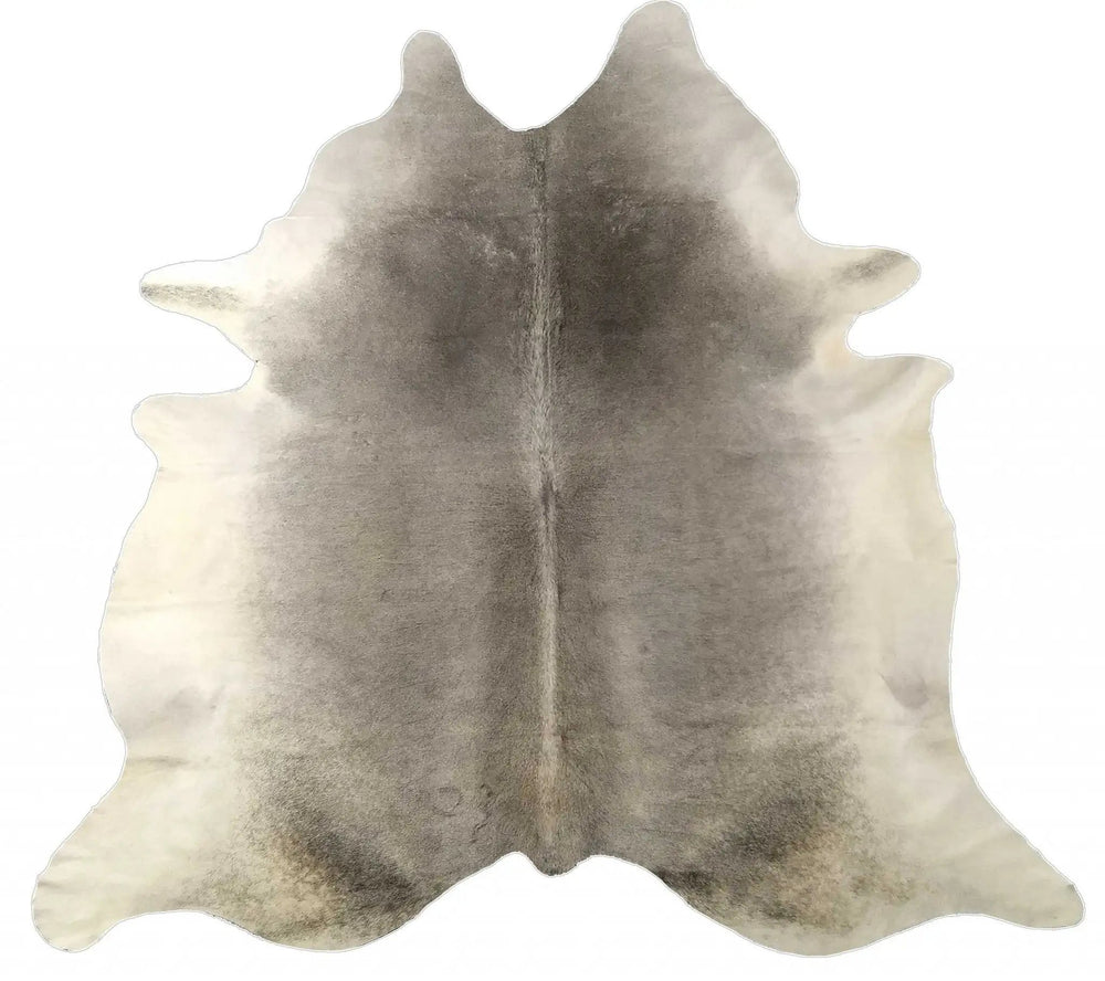 6 Ft Natural Grey Brindled Cowhide Rug - Homeroots