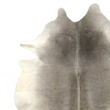 6 Ft Natural Grey Brindled Cowhide Rug - Homeroots