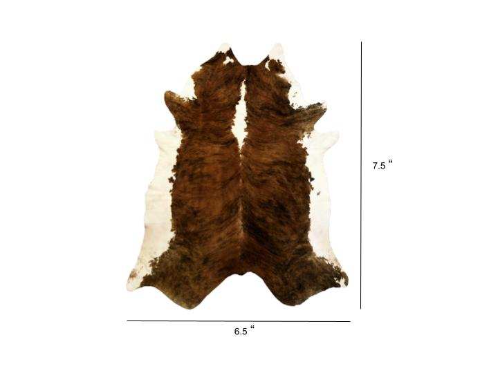 6.5 Ft Classic Brindled Cowhide Rug - Homeroots - Flyclothing LLC