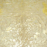 6.5 Ft Gold Devore Brindled Cowhide Rug - Homeroots - Flyclothing LLC