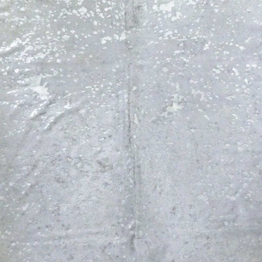 6.5 Ft Silver Devore Brindled Cowhide Rug - Homeroots - Flyclothing LLC