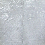 6.5 Ft  Silver Devore Brindled Cowhide Rug - Homeroots