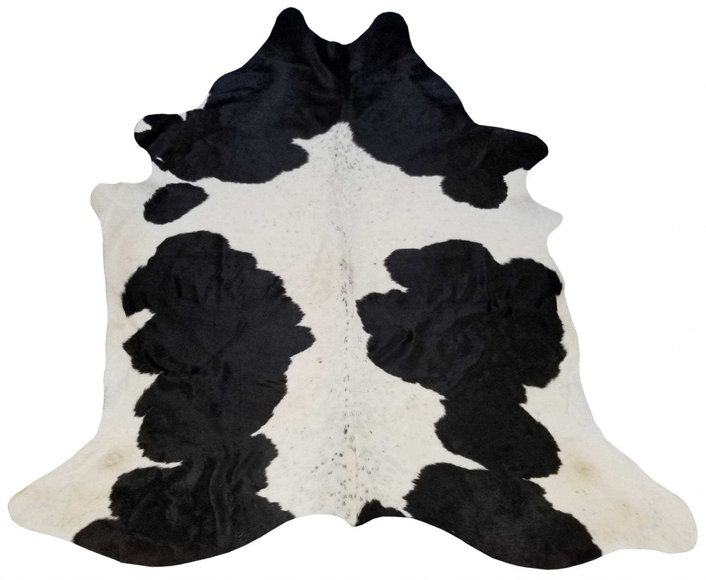 6.5 Ft Holstein Brindled Cowhide Rug - Homeroots - Flyclothing LLC