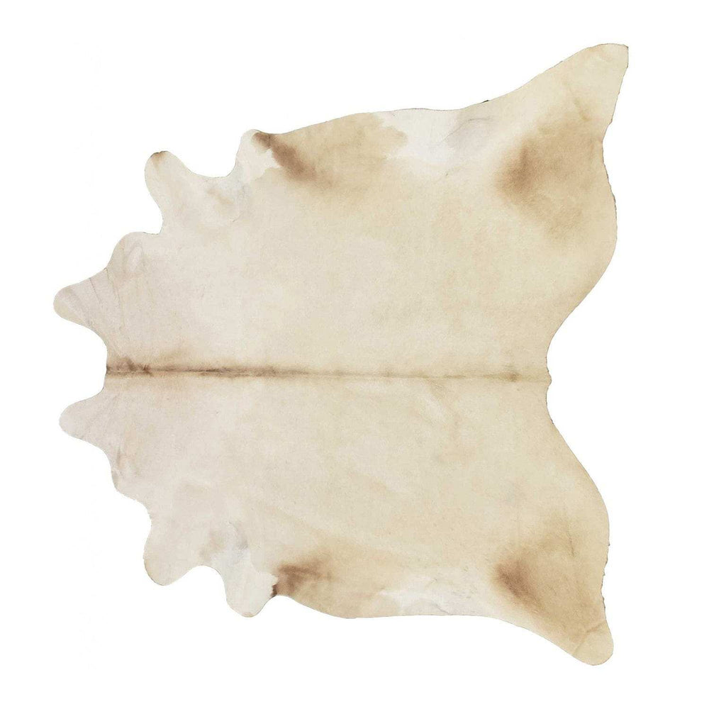 6.5 Ft Champagne Brindled Cowhide Rug - Homeroots - Flyclothing LLC