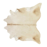 6.5 Ft  Champagne Brindled Cowhide Rug - Homeroots