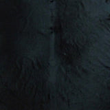 6.5 Ft  Black Dyed Brindled Cowhide Rug - Homeroots