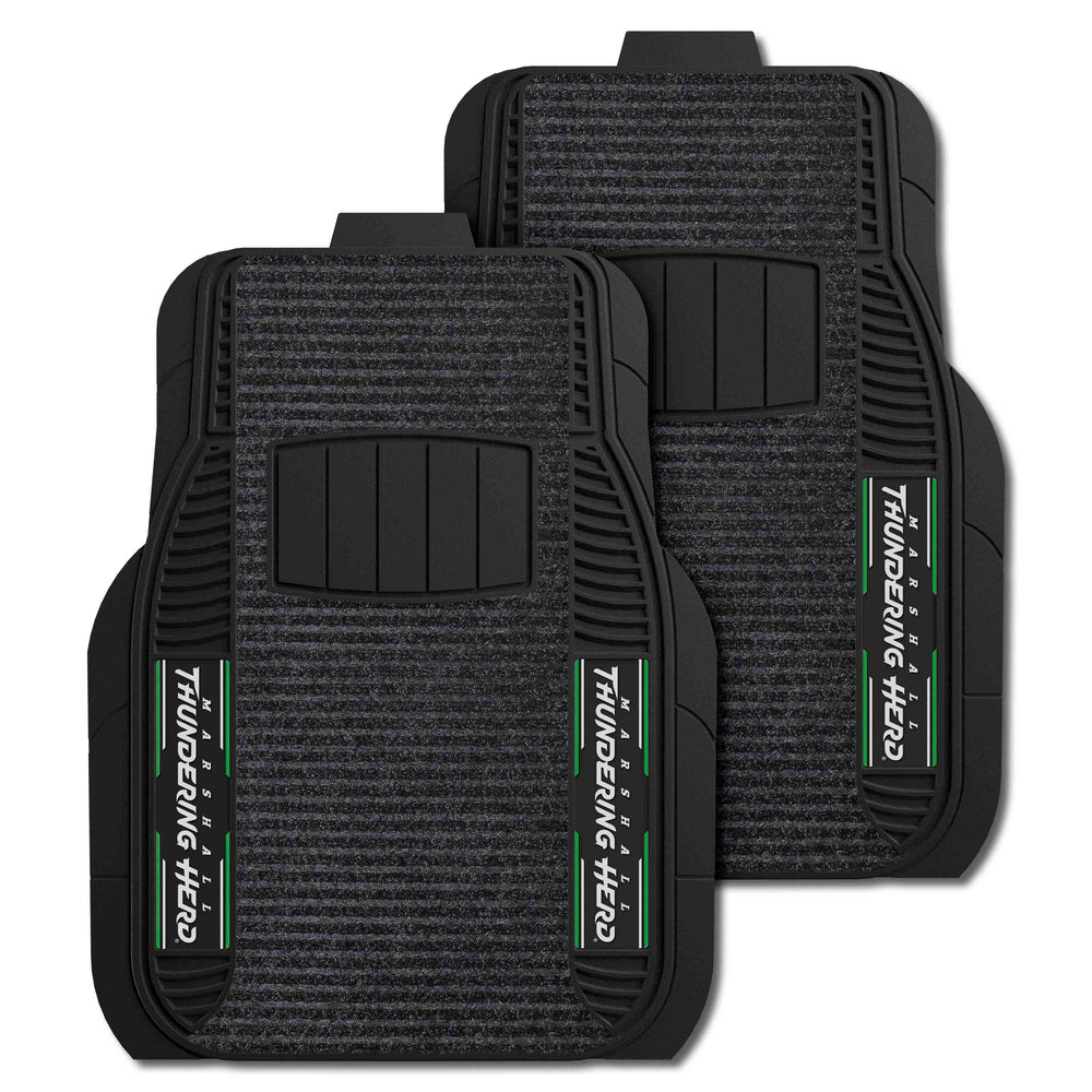 Marshall Thundering Herd 2 Piece Deluxe Car Mat Set - Marshall