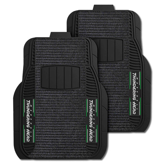 Marshall Thundering Herd 2 Piece Deluxe Car Mat Set - Marshall