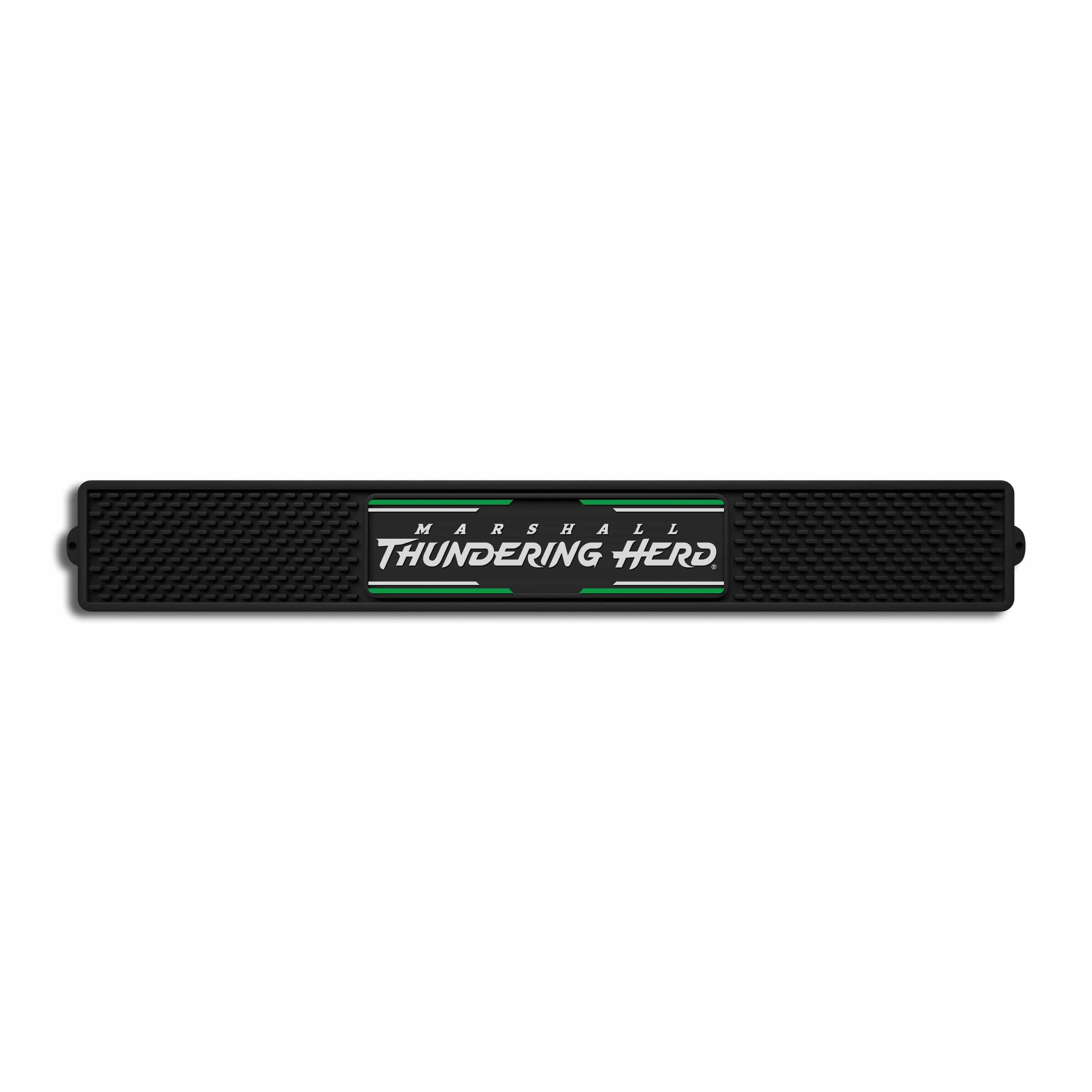 Marshall Thundering Herd Bar Drink Mat - 3.25in. x 24in. - Marshall