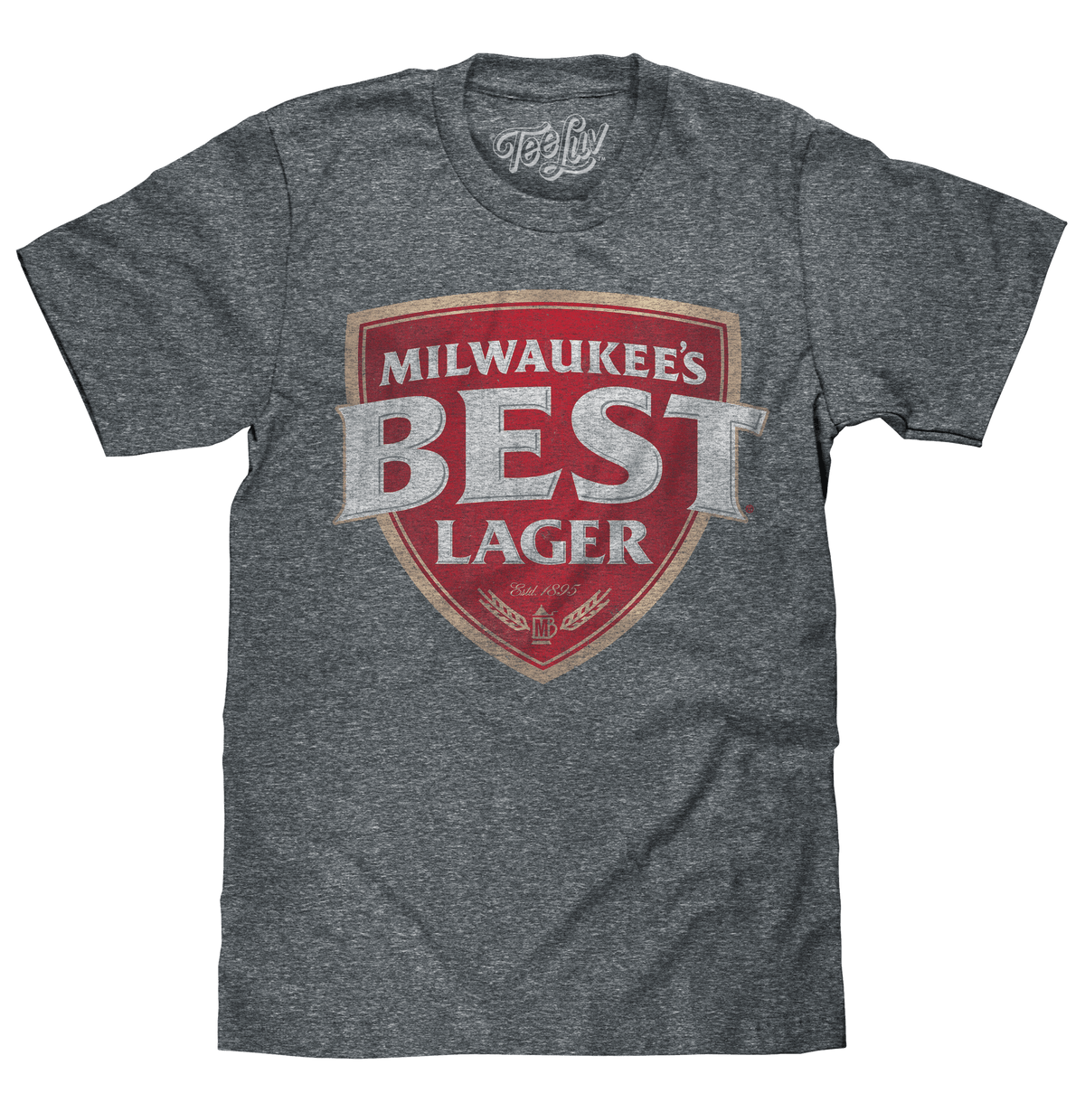 Milwaukee's Best Lager T-Shirt - Gray - Tee Luv - Flyclothing LLC