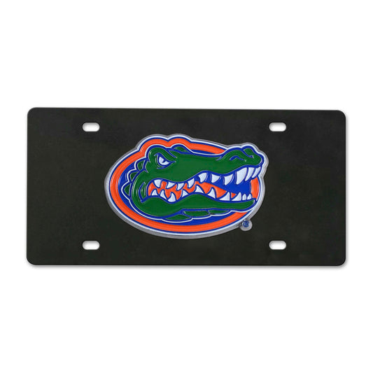 Florida Gators 3D Black License Plate - Florida