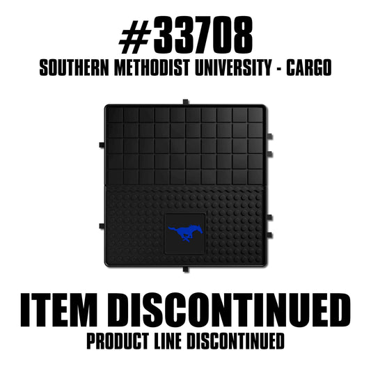SMU Mustangs Heavy Duty Cargo Mat 31"x31", Blue Mustang - SMU