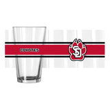 South Dakota 16oz Stripe Pint Glass - Logo Brands - Flyclothing LLC