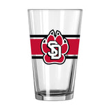 South Dakota 16oz Stripe Pint Glass - Logo Brands - Flyclothing LLC