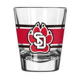 South Dakota 2oz Stripe Shot Glass - Logo Brands - Flyclothing LLC