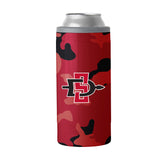 San Diego Camo Swagger 12oz Slim Can Coolie