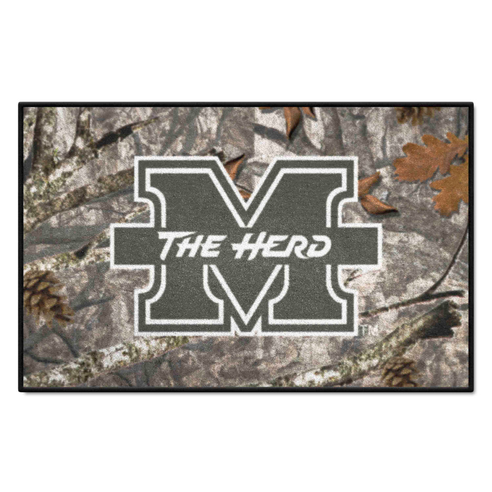 Marshall Thundering Herd Camo Starter Mat Accent Rug - 19in. x 30in. - Marshall