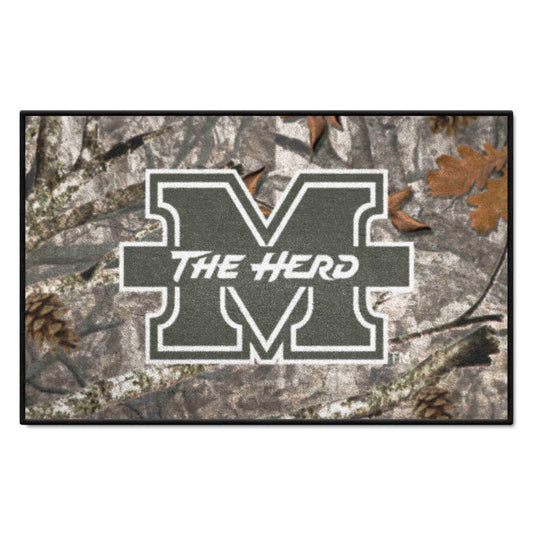 Marshall Thundering Herd Camo Starter Mat Accent Rug - 19in. x 30in. - Marshall