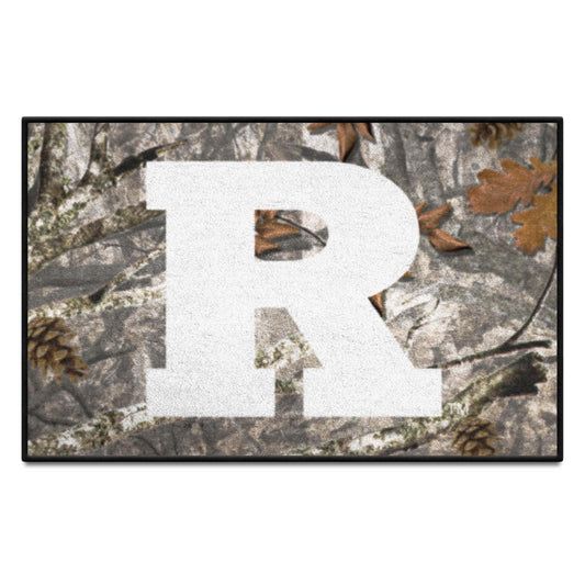 Rutgers Scarlett Knights Camo Starter Mat Accent Rug - 19in. x 30in. - Rutgers