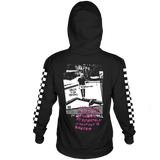 MACHINE GUN KELLY TICKETS TO MY DOWNFALL FRT/BK/SLV BLACK PULL OVER HOODIE