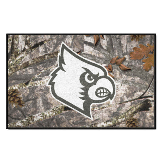 Louisville Cardinals Camo Starter Mat Accent Rug - 19in. x 30in. - Louisville