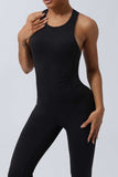 Crisscross Wide Strap Sleeveless Jumpsuit - Trendsi - Flyclothing LLC