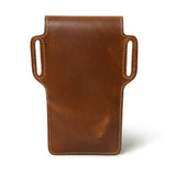 Mobile Holster Case- Tan Brown - Classy Leather Bags - Flyclothing LLC