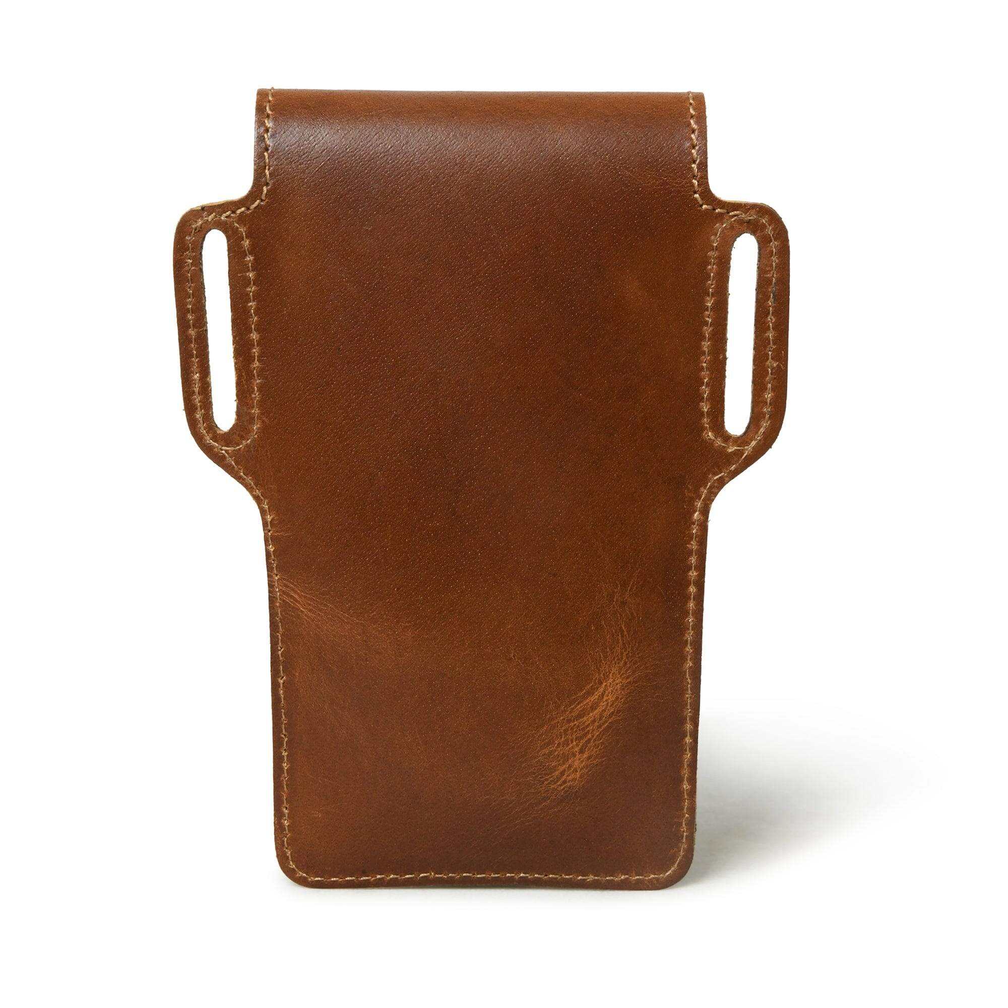 Mobile Holster Case- Tan Brown - Classy Leather Bags - Flyclothing LLC