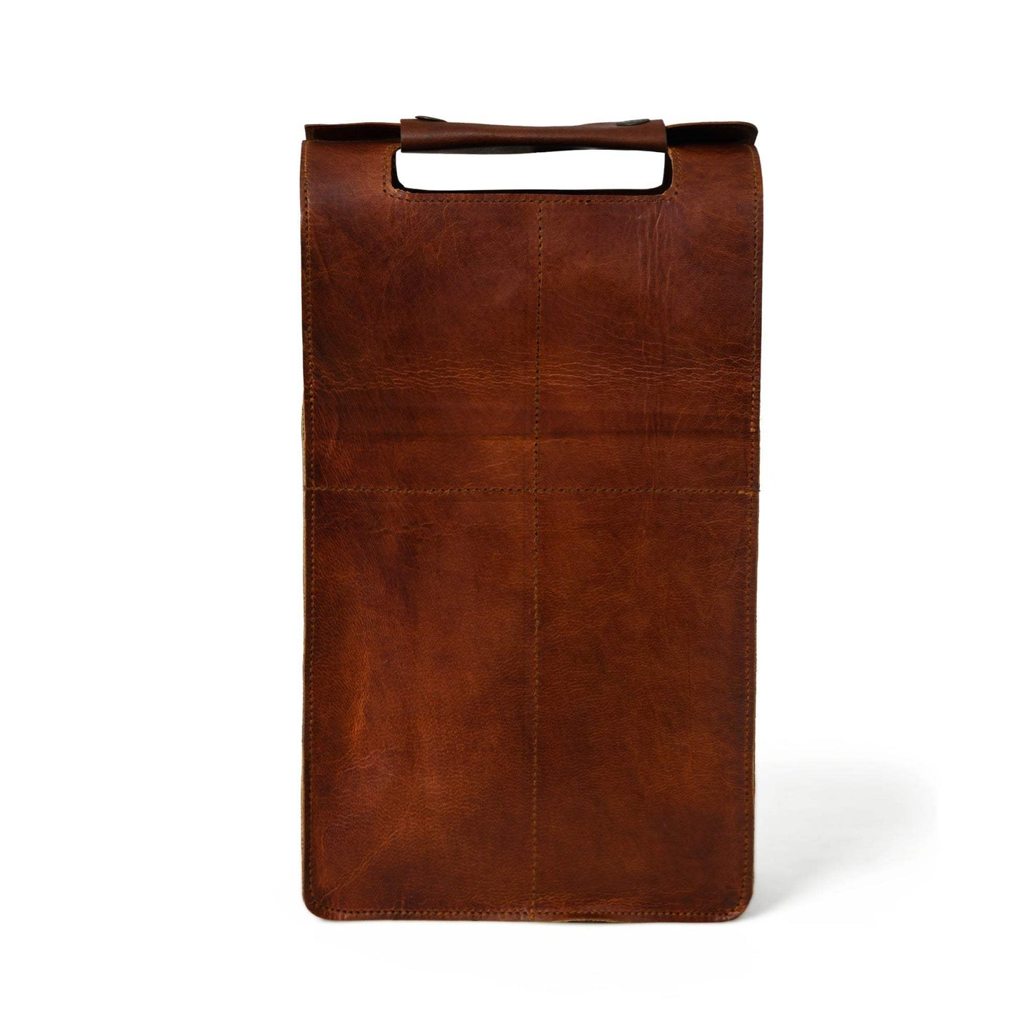 Wine Bottle Leather Cover - Classy Leather Bags - Flyclothing LLC