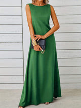 Sleeveless Flowy Maxi Dress - Trendsi - Flyclothing LLC