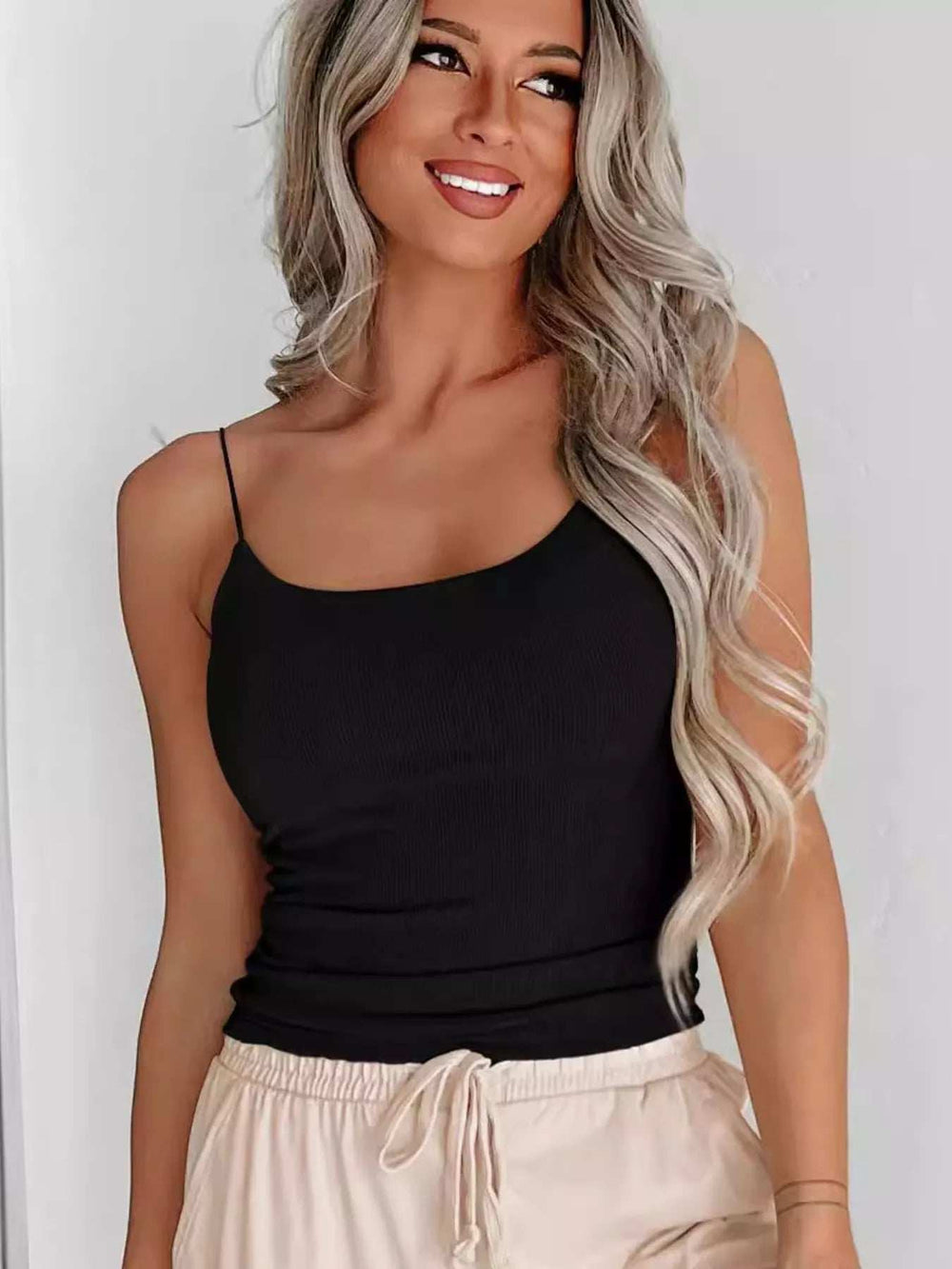 Scoop Neck Cami - Trendsi - Flyclothing LLC