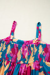 Floral Square Neck Cami Dress with Pockets - Trendsi - Flyclothing LLC