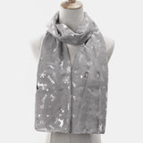Christmas Element Polyester Scarf - Trendsi