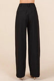 Mittoshop Pintuck Detail High Rise Pants - Trendsi