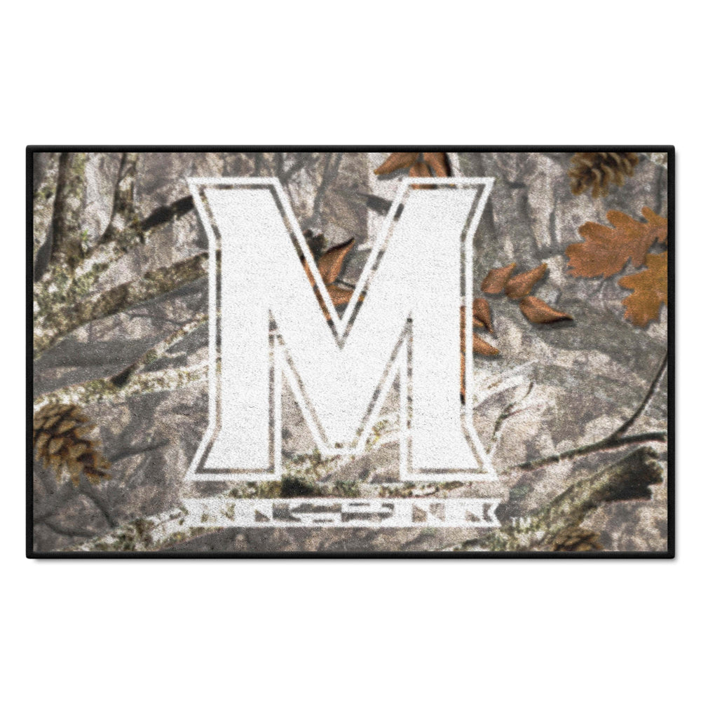 Maryland Terrapins Camo Starter Mat Accent Rug - 19in. x 30in. - Maryland