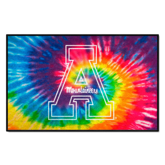 Appalachian State Mountaineers Tie Dye Starter Mat Accent Rug - 19in. x 30in. - Appalachian State